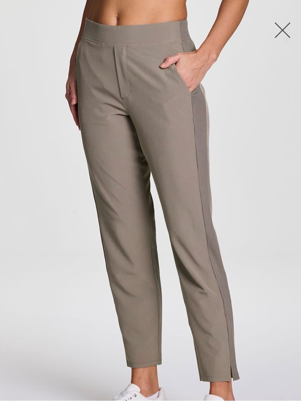 RBX Active Everyday Ribbed Ankle Pant
Size 2X - Driftwood